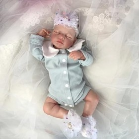 Pinky Reborn Poupée Bébé 20 Pouces 50 cm Silicone Souple Vinyle Charmant Reborn Fille Simulation Nouveau-Né Jouet Réalité Fai