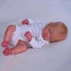 Pinky Reborn Poupées de bébé réalistes de 19 pouces nouveau-né prématuré poupées de sommeil en silicone bébé poupées jouets p