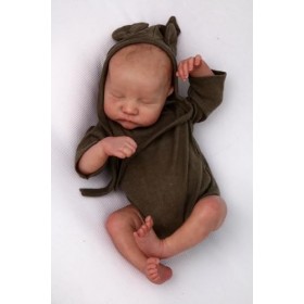 Pinky Reborn 19 Pouces 48 cm Garçon Poupée Reborn Réaliste Bebe Reborn Souple Silicone Réaliste Vinyle Souple Lifelike Nouvea