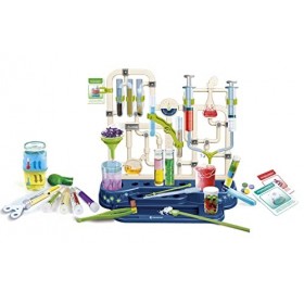 Clementoni Jeu Lab-Super Chimique, kit dexpériences Science, Laboratoire Scientifique 8 Ans, Manuel en Italien, fabriqué en 