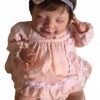 Poupées de bébé Reborn mignonnes, mini poupées de sommeil avec corps en coton doux, poupées de nouveau-né, peinture réaliste 