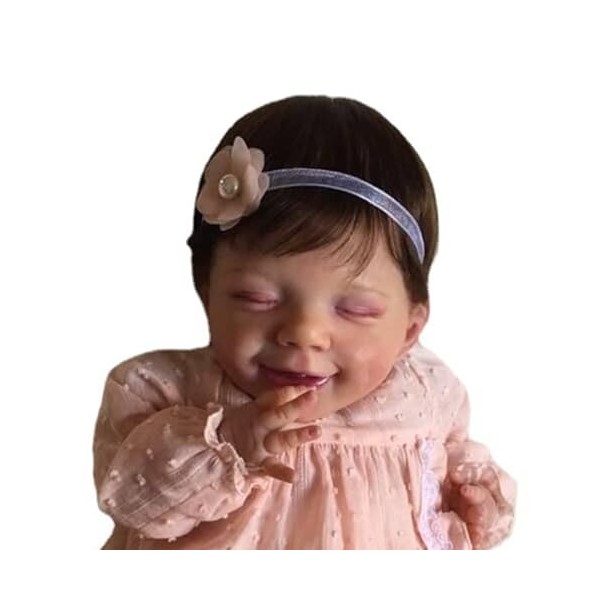 Poupées de bébé Reborn mignonnes, mini poupées de sommeil avec corps en coton doux, poupées de nouveau-né, peinture réaliste 