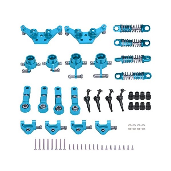 VGEBY Ensemble Darbres Dentraînement RC CVD, Pièces de Mise à Niveau de Voiture RC en Métal pour Coupe de Direction Avant A