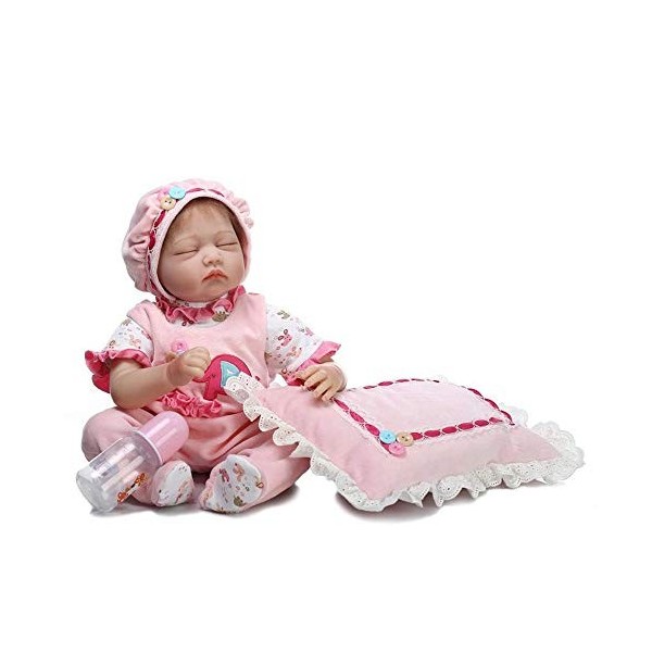 ADOSSAC 2020 Reborn Baby Doll Réincarné bébé Poupée Doux Simulation Silicone Vinyle 55 cm Garçon Fille Jouet Cadeau danniver