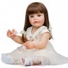 Enjoy with Love Nouveau 55 cm Corps Entier Silicone Reborn Toddler poupée Sue-Sue Peinture détaillée à la Main avec des Cheve