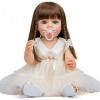 Enjoy with Love Nouveau 55 cm Corps Entier Silicone Reborn Toddler poupée Sue-Sue Peinture détaillée à la Main avec des Cheve