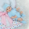 JYCCH Mini Rebirth Doll, 26cm Palm Baby Doll Corps Entier Silicone Vinyle Lavable Simulé Poupée Jumelle Enfants Bain Habillag