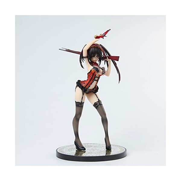 IMMANANT Chiffre danime Date A Live Kurumi Tokisaki Lingerie Ver. Figurine complète 1/7 Figurine ECCHI Vêtements amovibles M