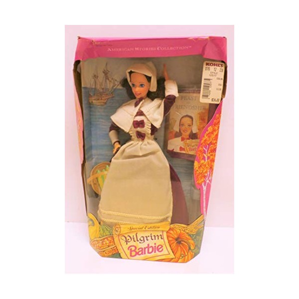 MATTEL BARBIE poupée brune - AMERICAN STORIES COLLECTION - LA FERMIERE - special edition pilgrim Feast of friendship AMITIE 1