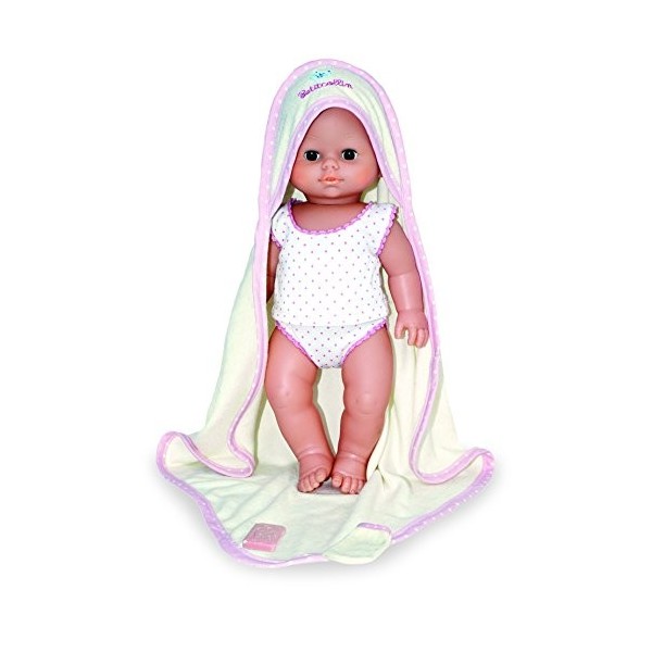 Petitcollin- 613610 - Poupée - Petit Câlin Vinyle - Sortie de Bain - 36 cm