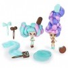 SpinMaster Candylocks, BFF Lot de 2 poupées parfumées à la menthe, au chocolat et au chocolat Lisa, avec accessoires