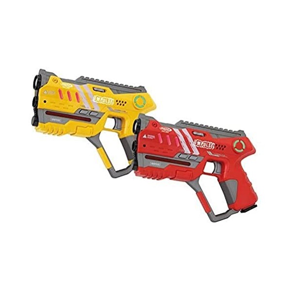 JAMARA Impulse Laser Gun Pistol Set Jaune/Rouge