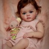 Real Life Dolls Poupées de bébé Reborn réalistes avec corps en coton doux qui simulent une poupée de bébé pour garçons et fil