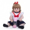 leybold Reborn bébé poupées, poupées Nouveau-nés réalistes, poupée en Silicone Artisanale de 19 Pouces, la Peau Douce de bébé