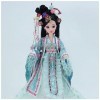 Jiawinng Poupée Danseuse 3D pour Filles Décoration Orientale Poupée Chinoise Antique Geisha Décoration De Collection Poupée D