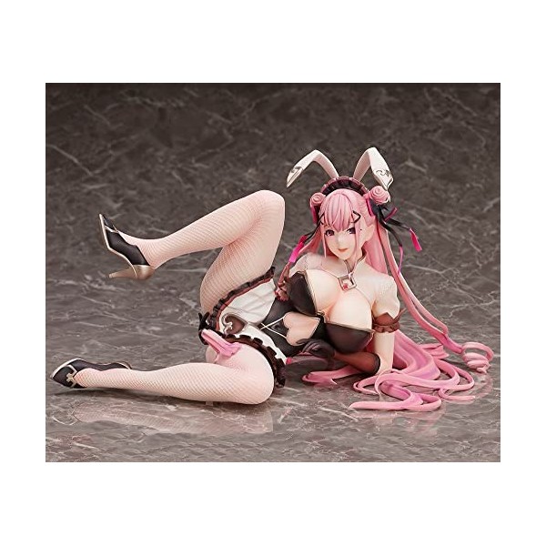 SOPTEC ECCHI Figure-Bunny Maid Lucy- 1/4 - Statue dAnime/Vêtements Amovibles/Adulte Jolie Fille/Modèle de Collection/Modèle 