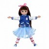 Lottie Rockabilly Doll in Vintage Style Doll Jacket, Great Gifts for Girls & Boys Age 6 and Up