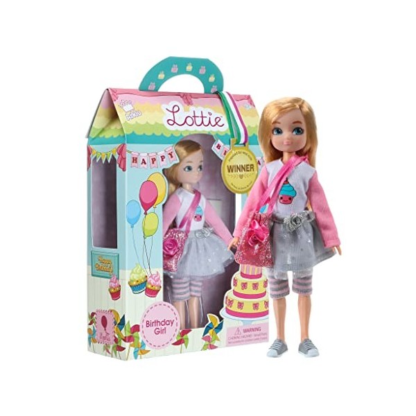 Lottie Birthday Girl Doll, Gifts for 6 Year Old Girls & Boys, Super Cute Bestselling Toy for Girls & Boys Fashionista Dolls w