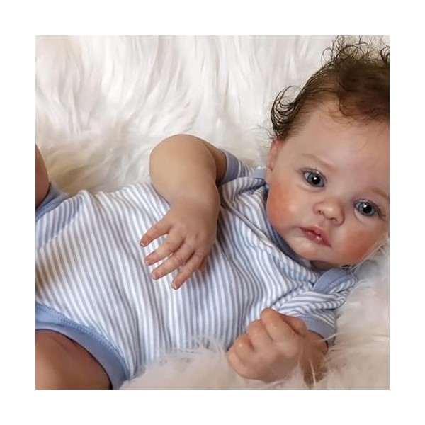Simulateur de bébé qui ressemble à de vraies poupées de bébé renaissance, peinture détaillée à la main, poupées de nouveau-né