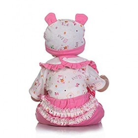 Poupée Bébé Reborn en Silicone Et Vinyle, Simulation Douce, 40Cm, Bouche Magnétique, Jouet Réaliste, Garçon Et Fille, Yeux Ou