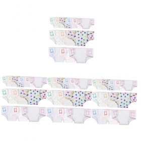 ibasenice 48 Pièces Couches en Tissu pour Filles Sac à Langer Bébé Poupée Vêtements De Poupée pour Poupées De 18 Pouces Fille