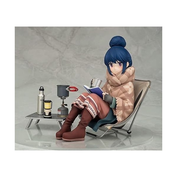 IMMANANT Chiffre danime Figurine ECCHI Yuru Camp Rin Shima Figurine Complète 1/7 Modèle de Personnage danime/Statue Jolie F