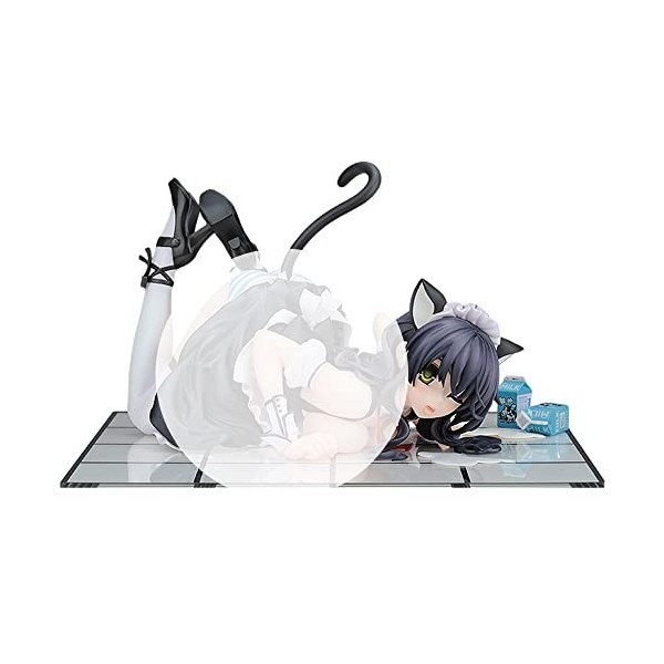 PIELUS Figurine Ecchi Original -Cat Lap Milk- 1/7 Figure danime Fille Statue Jouet Vêtements Amovibles Décor de poupée Migno