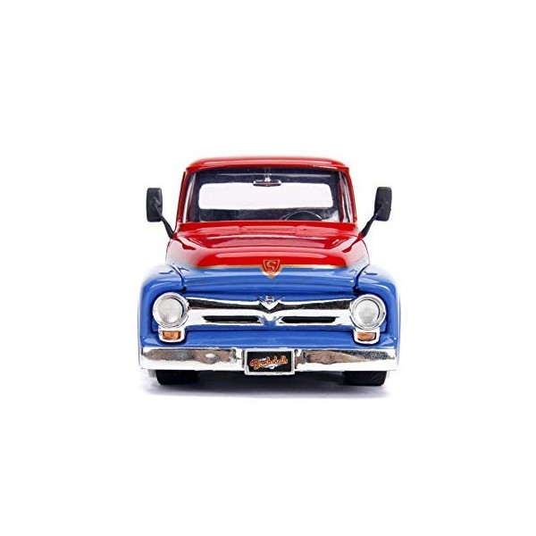 Jada DC Comics Bombshells Supergirl & 1956 Ford F100 Die-CAST Car, 1: 24Scale Vehicle & 2.75 Collectible Figurine