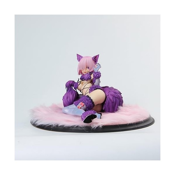 IMMANANT Statue de Fille de Figure danime Fate/Grand Order Mash Kyrielight - Figurine complète 1/7 Poitrine Molle/Dure Figur