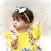 FARMAHAR Reborn Dolls, 18 Pouces 46 Cm Mignon Poupon Silicone De Compagnon pour NoëL,A-Girl