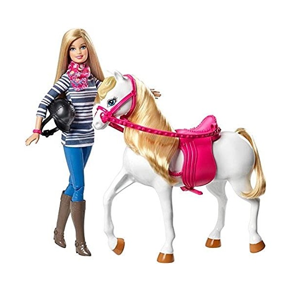 Barbie - Cfn42 - Poupée Mannequin Et Son Cheval