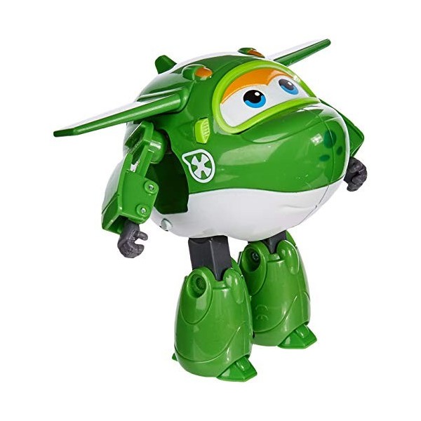 Super Wings Auldey Figurine Transformable Articulée Transforming 12 cm - Paul- YW710250 & Auldey Jerome – Avion Transformable