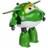 Super Wings Auldey Figurine Transformable Articulée Transforming 12 cm - Paul- YW710250 & Auldey Jerome – Avion Transformable