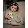 Enjoy with Love Nouveau 60CM Reborn Doll Tutti Toddler Girl avec Genesis Paint Haute Qualité 3D Peau Plusieurs Couches Peintu