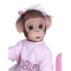 Pinky Reborn Très Belle Poupée 16 Pouces 40 cm Main Nouveau-Né Bébé Singe Garçon Et Fille Poupées Doux Silicone Vinyle Réalis