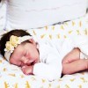 18 Pouces Reborn Bébé Poupée Fille Endormie Renaître Réaliste Corps en Silicone Belle Fille Mignonne Sourire Reborn Bambin Po