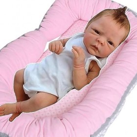 Poupées Reborn en silicone - 45,7 cm de haut - Poupées en silicone doux - Cadeau danniversaire pour enfants - B-Girl