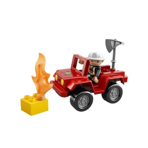 LEGO DUPLO LEGOville - 6169 - Jouet dEveil - Le Chef des Pompiers