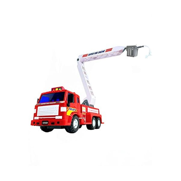 Big Daddy Mediun Duty Camion de Pompier à Friction avec échelle Extensible
