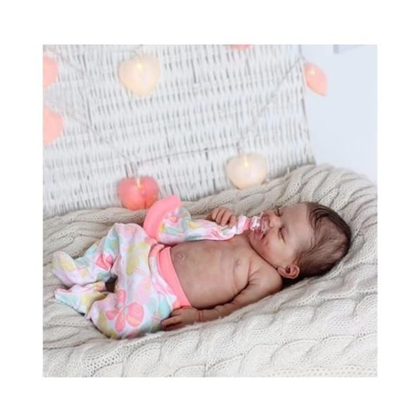 Baby Alive Poupées Reborn de 45,7 cm pour bébé fille réaliste en vinyle de silicone souple, avec vêtements et accessoires de 