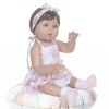 Poupée Reborn réaliste et douce au toucher avec tétine + biberon, B-Boy 46 cm