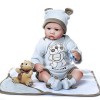Reborn Baby Dolls Bébé Jumeaux Garçon/Fille 40 Cm 16" Fait À La Main Tout-Petit Réaliste Reborn Babies Filles Poupée Réaliste