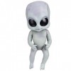 Vakitar Poupée Extraterrestre hautement Simulation Cadeau de Collection de poupée Extraterrestre pour bébé, pour la Maison, L