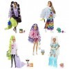 Barbie Coffret Extra Mix & Max 5 poupées avec poupée Barbie® Extra exclusive, 70 pièces de mode et accessoires, 5 animaux, ch