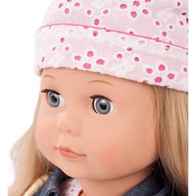 Götz 1490366 Poupée Precious Day Girls Jessica Color&Lace - Poupée de 46&nbsp;cm avec de Longs Cheveux blonds et des Yeux dormeurs