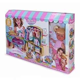 Nenuco- Boutique, Poupée Bébé avec Magasin de Vêtements de Jouets Famosa 700015835 