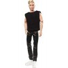 Barbie Signature poupée Ken de collection articulée Looks, blond avec débardeur et pantalon en vinyle noir, jouet collector, 