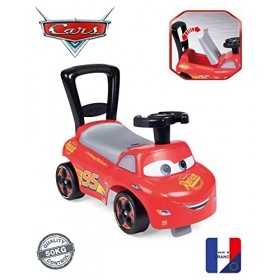 Smoby - Cars - Porteur Auto - Fonction Trotteur - Volant Directionnel - Pour Enfant Dès 10 Mois - Coffre à Jouets - 720534