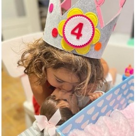 MARÍA JESÚS Poupée Reborn, Bebe Reborn avec Effet tête tombante, Rougeurs et Poids spécial 2kg, Bébé Reborn 48cm, Bebe Reborn