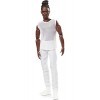 Barbie Signature poupée Ken de collection articulée Looks, aux cheveux tressés en chignon, haut et pantalon blancs, jouet col
